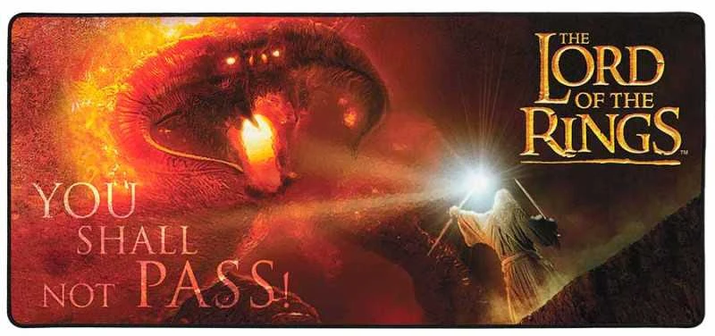 Subsonic Pelės kilimėlis žaidimams XXL Lord Of The Rings Gandalf