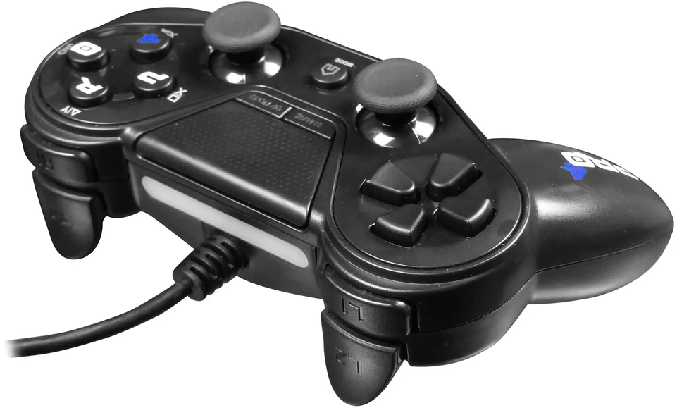 Subsonic Pro 4 Wired Controller for PS4 juodos spalvos