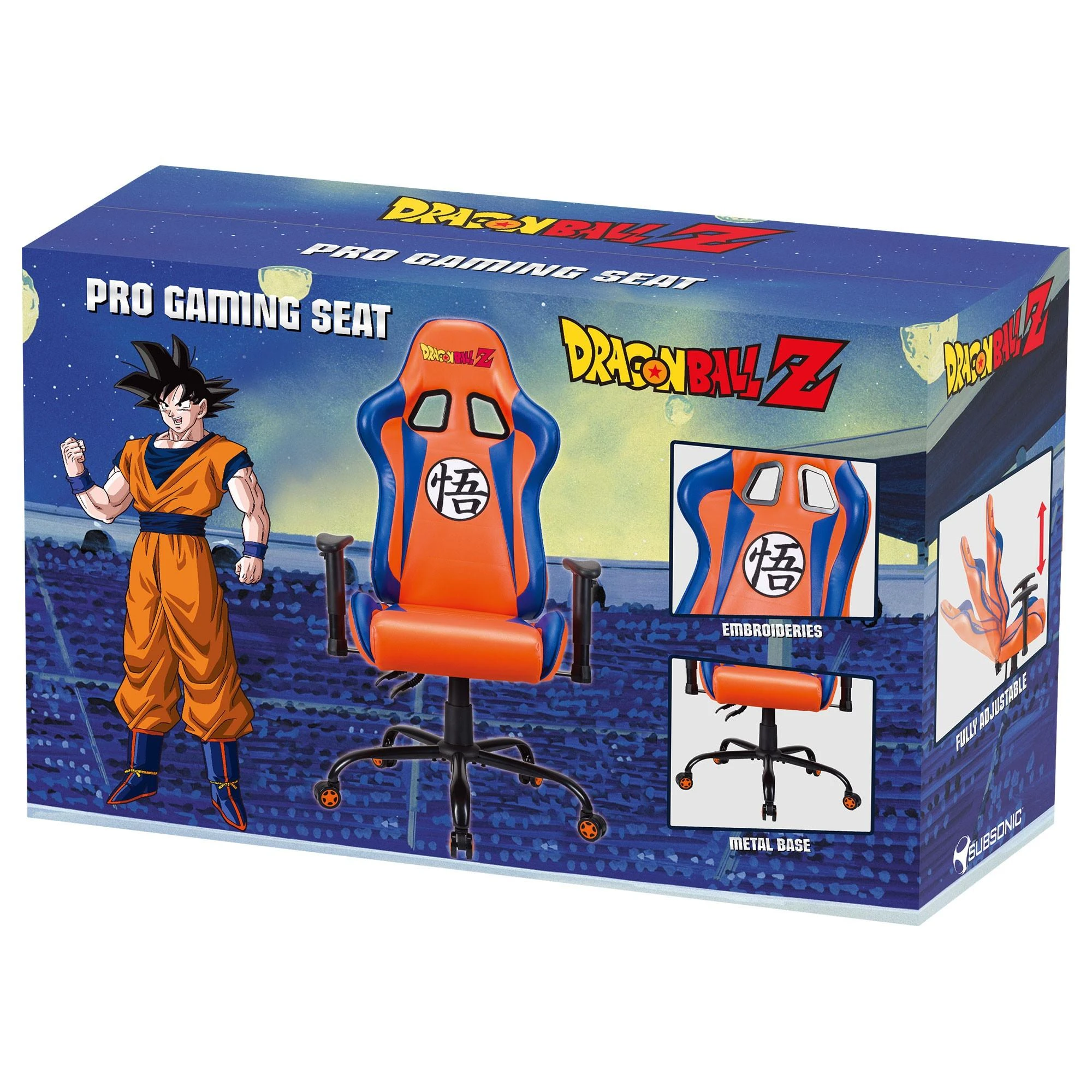 „Subsonic Pro“ žaidimų kėdė „Dragon Ball Z“ (L-XL dydis)