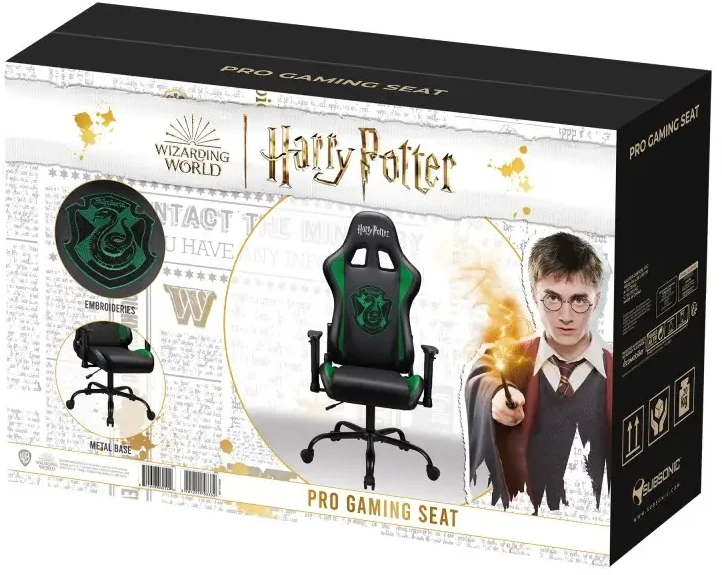 „Subsonic Pro“ žaidimų kėdė „Harry Potter Slytherin“ (L-XL dydis)