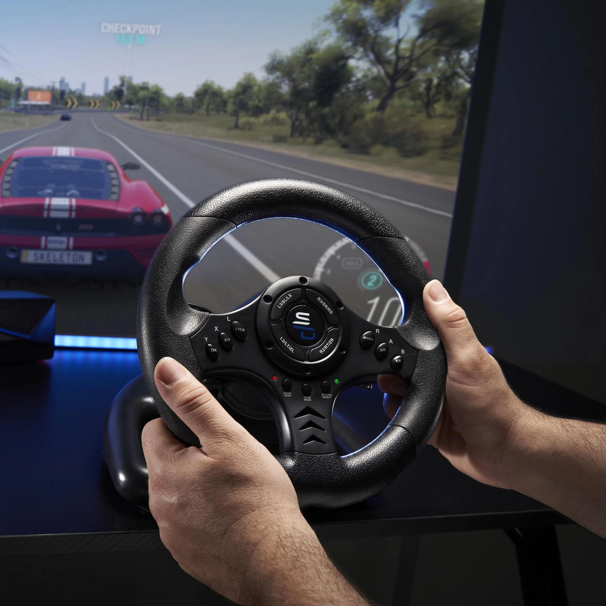Subsonic Game Steering Wheel SV450 Juodas