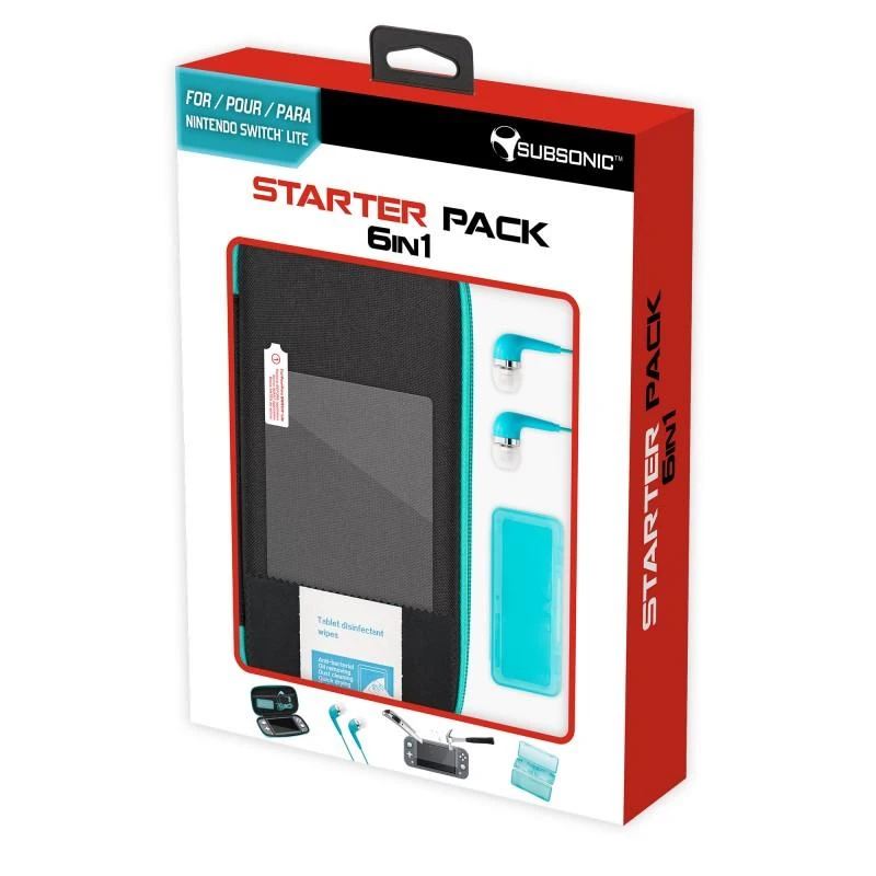 „Subsonic Started Pack“ 6 viename, skirtas „Nintendo Switch Lite“