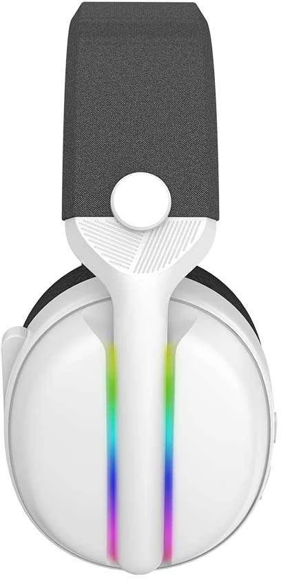 Belaidės ausinės su mikrofonu Subsonic Vektra, baltos