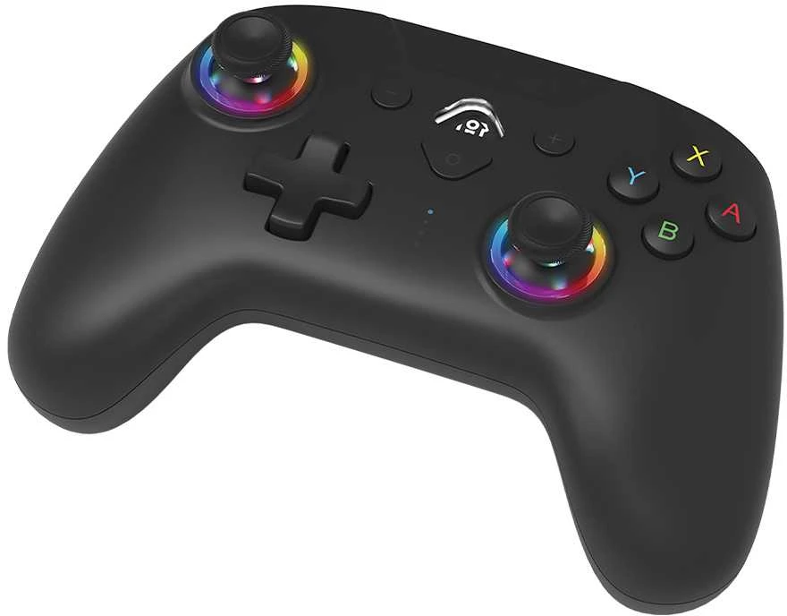 Subsonic belaidis LED valdiklis, juodas – „Nintendo Switch“
