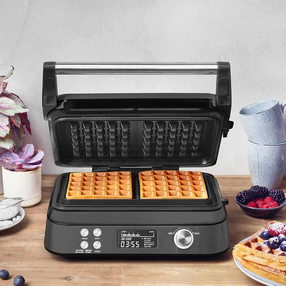 Vaflinė Gastroback Gastroback Advanced Control Juodas Edition 2 gof. 1600 W Nerūdijantis plienas