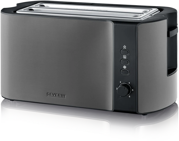 Skrudintuvas Severin Severin AT 9341 Dark Inox Langschlitztoaster