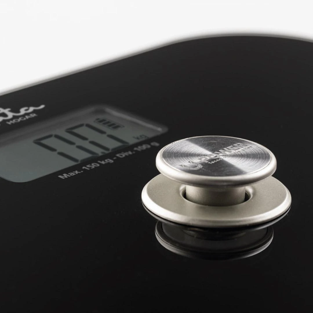 Skaitmeninės Svarstyklės - JATA HBA 150 kg Talpa 100 g Graduacija LCD Ekranas Juoda