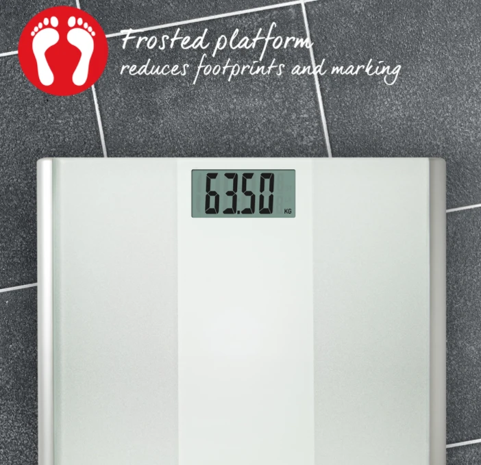 Vonios svarstyklės Salter 9009 WH3R Ultimate Accuracy Electronic Bathroom Scales baltas