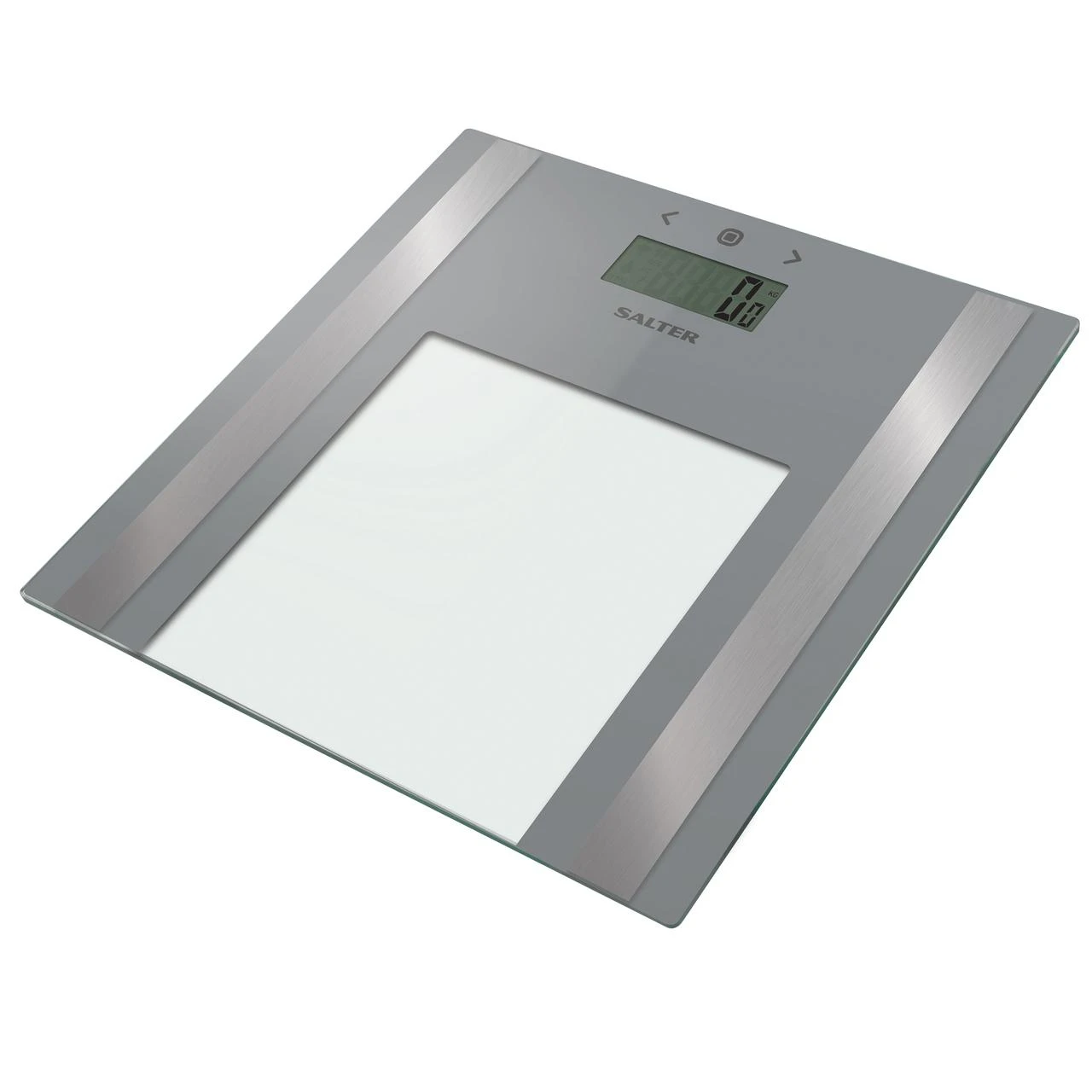 Svarstyklės Salter 9158 SV3R Ultra Slim Glass Analyser Scale sidabrinis
