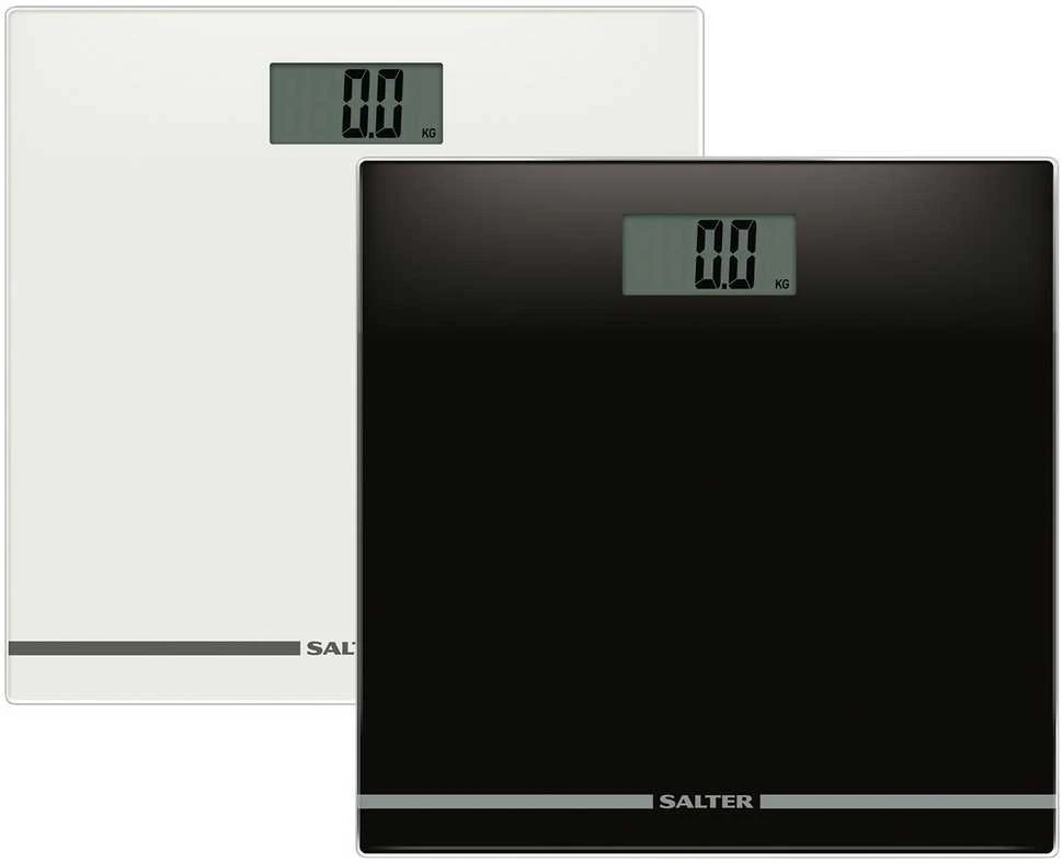Salter 9205 BHCFEU12 Large Ekranas Glass Electric Scale, Juodas