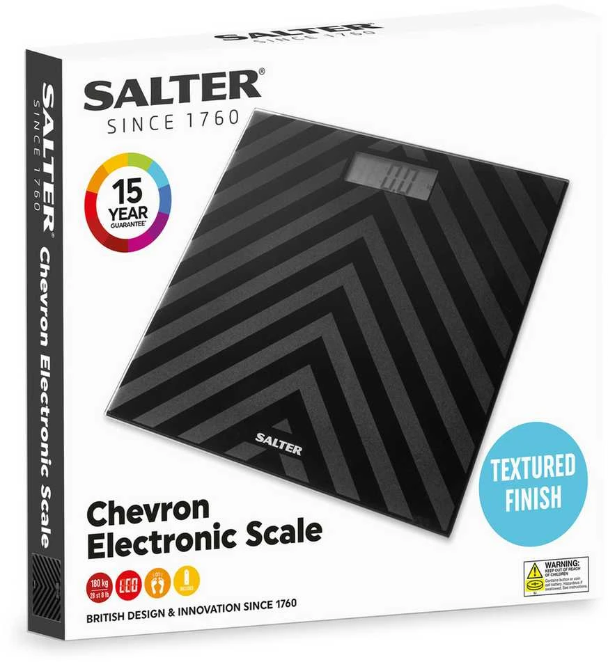 Salter SA00287 BACFEU16 Chevron dviejų spalvų vonios svarstyklės
