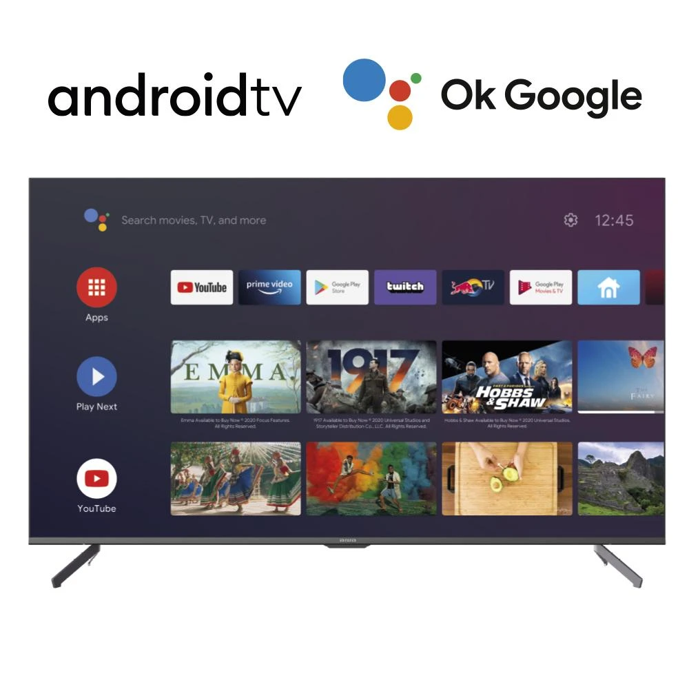 55 colių „Ultra HD“ išmanusis televizorius su „Android“ Aiwa LED557UHD