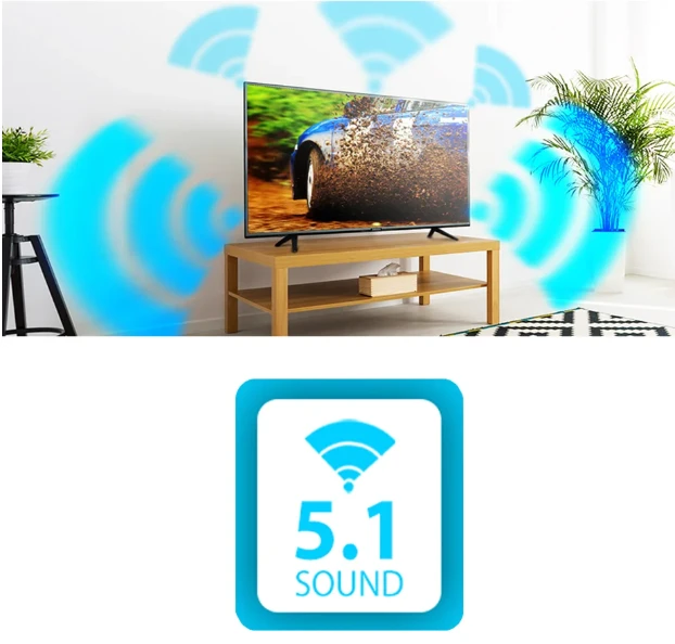 Televizorius „Manta 50LUS122T“ 50 colių UHD išmanusis DVB-T2 HEVC/H.265 LED televizorius