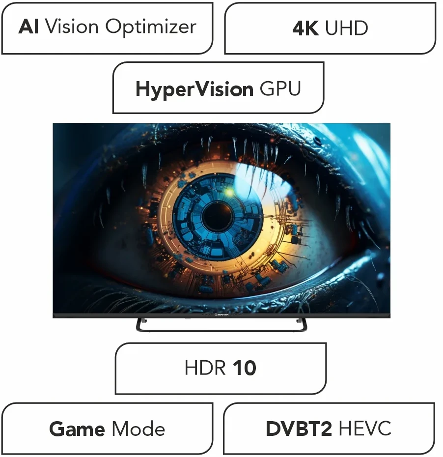 Televizorius „Manta 50LUV125E“ 50 colių 4K UHD išmanusis televizorius