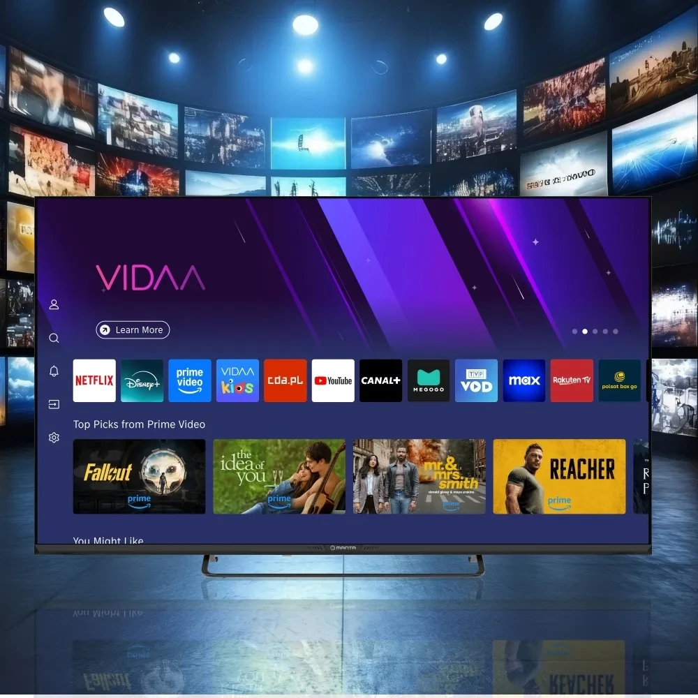 Televizorius Manta 55LUV125E 55 colių 4K UHD išmanusis televizorius
