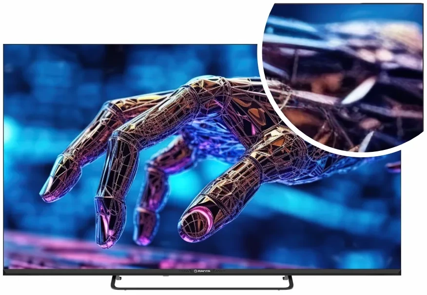 Televizorius Manta 55LUV125E 55 colių 4K UHD išmanusis televizorius