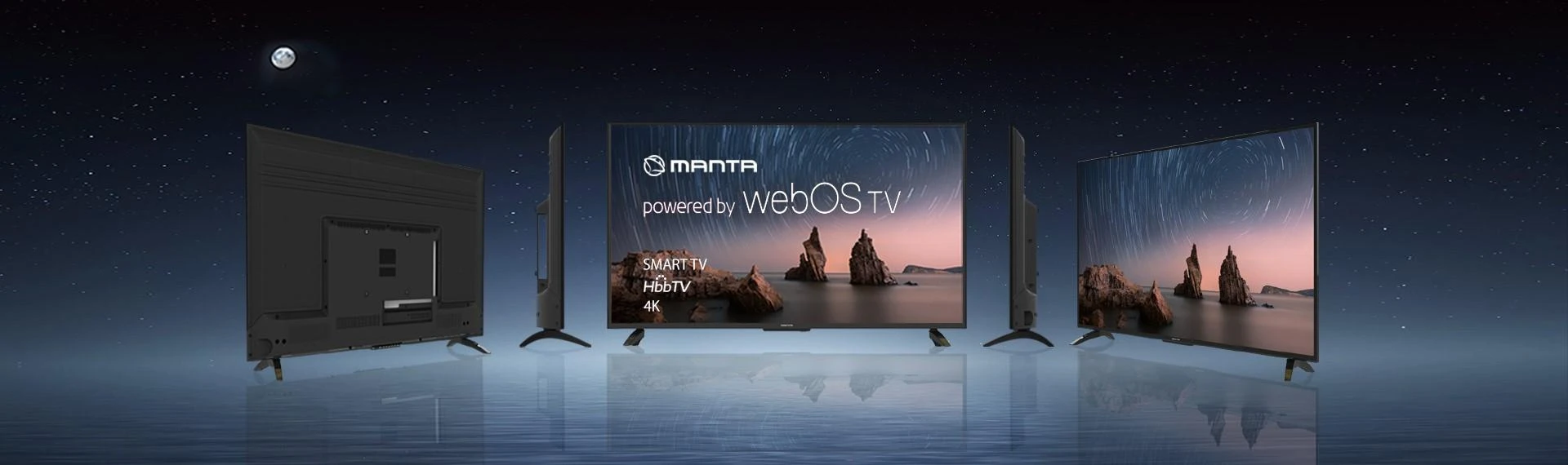 Televizorius „Manta 75LUW121D“ 75 colių 4K UHD HDR10 DVB-T2/C/S2 išmanusis televizorius