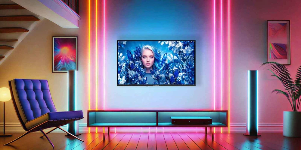 Televizorius Manta MATV002LHN32 32" LED HD TV with S2 Imtuvas, DVBT2, HEVC/265, USB, ARC, HDMI, CI+, Slim Design, B