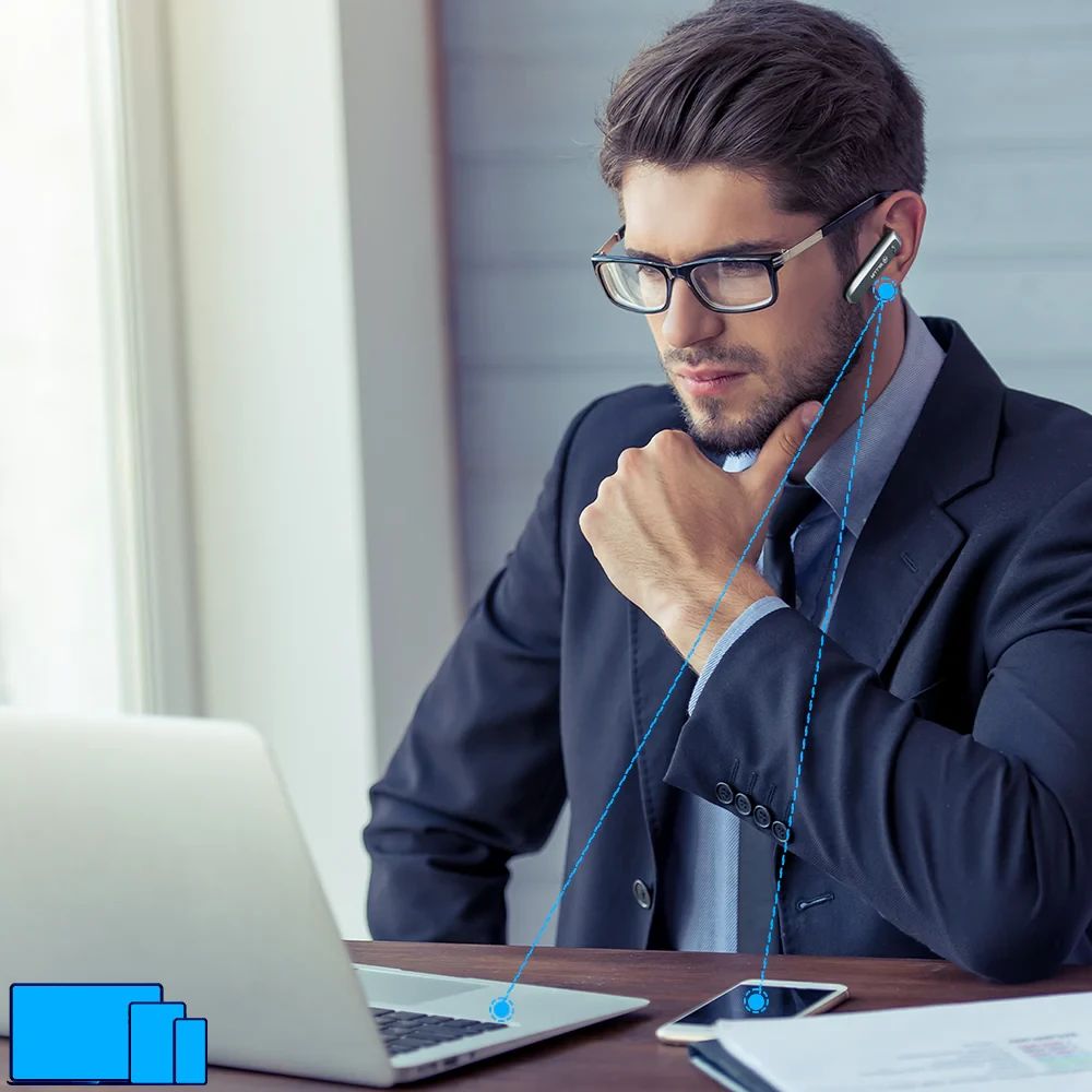 Tellur Bluetooth ausinės Vox 95, juodos spalvos