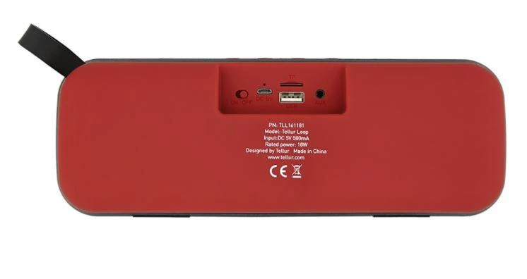 Tellur Bluetooth garsiakalbio kilpa 10W Raudona