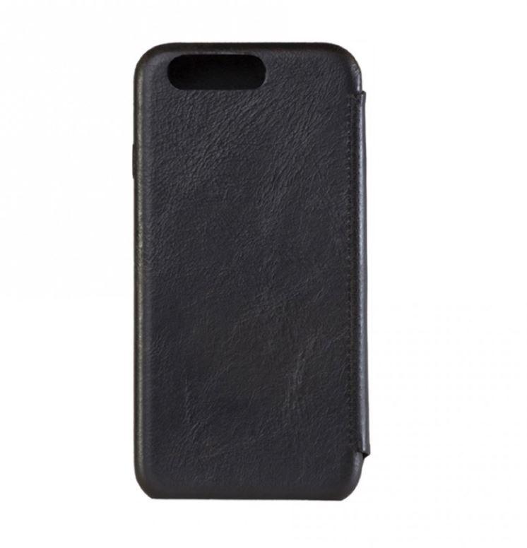 Tellur Juodas natūralios odos dėklas iPhone 7 Plus