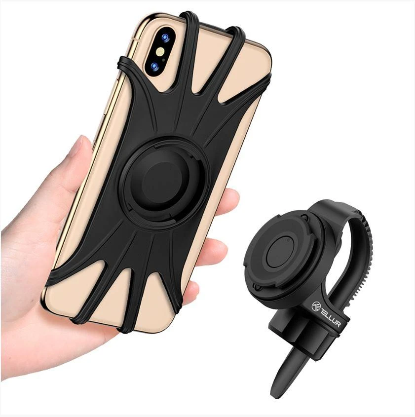 Tellur Bike Phone Holder BPH100 4”-6.5”, Juodas