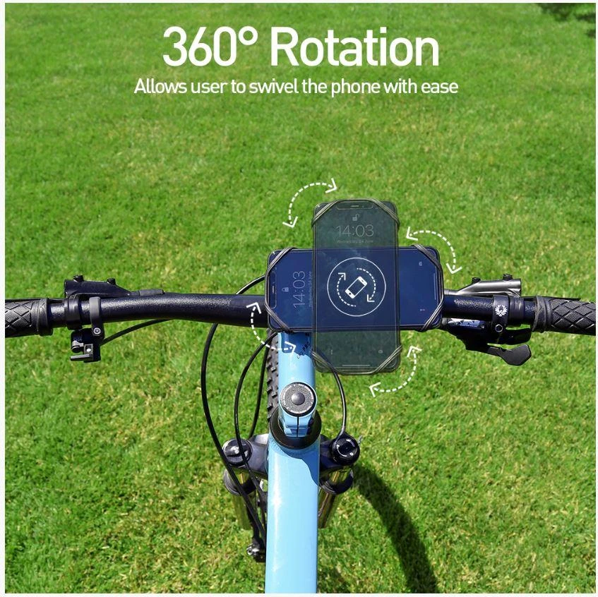 Tellur Bike Phone Holder BPH100 4”-6.5”, Juodas