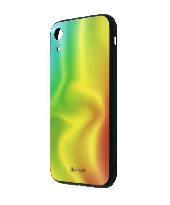 Tellur iPhone XR dėklas su stikline nugarėle, Silk