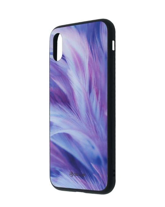 Tellur iPhone XS dėklas su plunksnos raštu