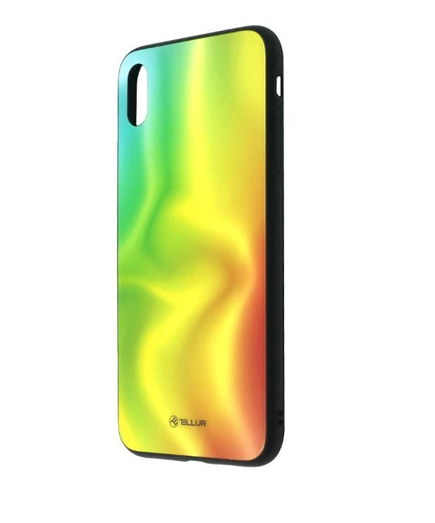 Tellur Apsauginis dėklas su stiklo nugarėle iPhone XS Max, Silk