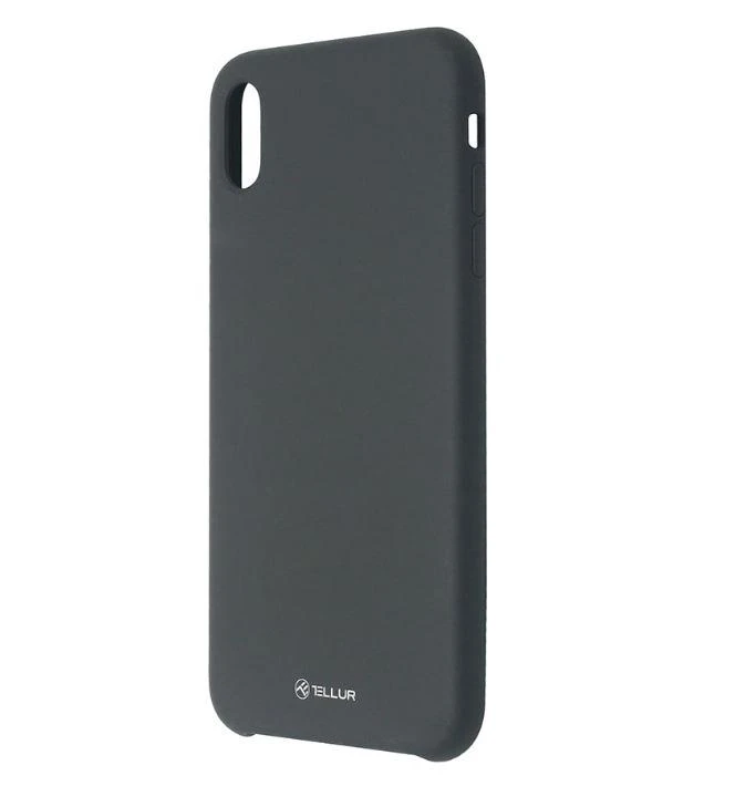 Tellur Juodas silikoninis telefono dėklas iPhone XS Max