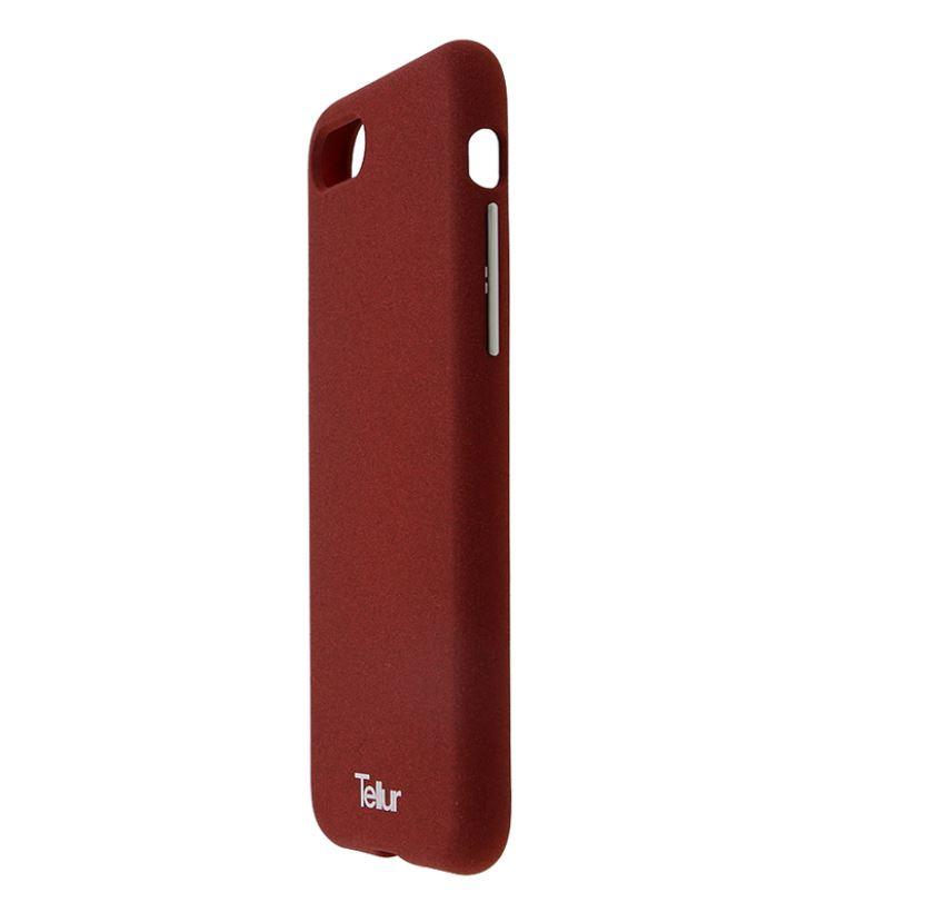 Burgundiškas telefono dėklas Tellur Cover Premium Pebble Touch Fusion iPhone 7