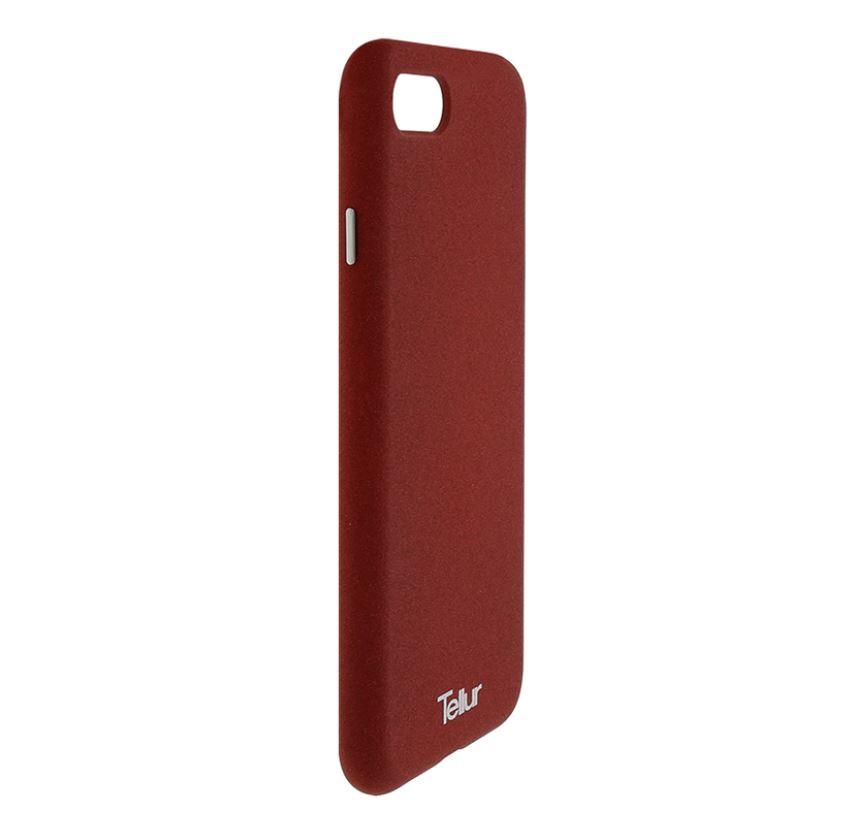 Burgundiškas telefono dėklas Tellur Cover Premium Pebble Touch Fusion iPhone 7