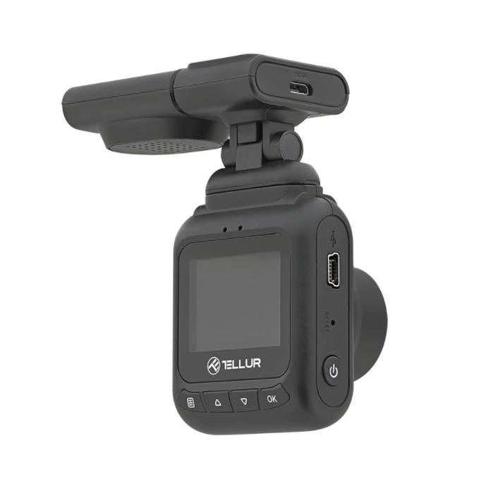 Tellur Dash Patrol DC2 FullHD 1080P, GPS Juodas