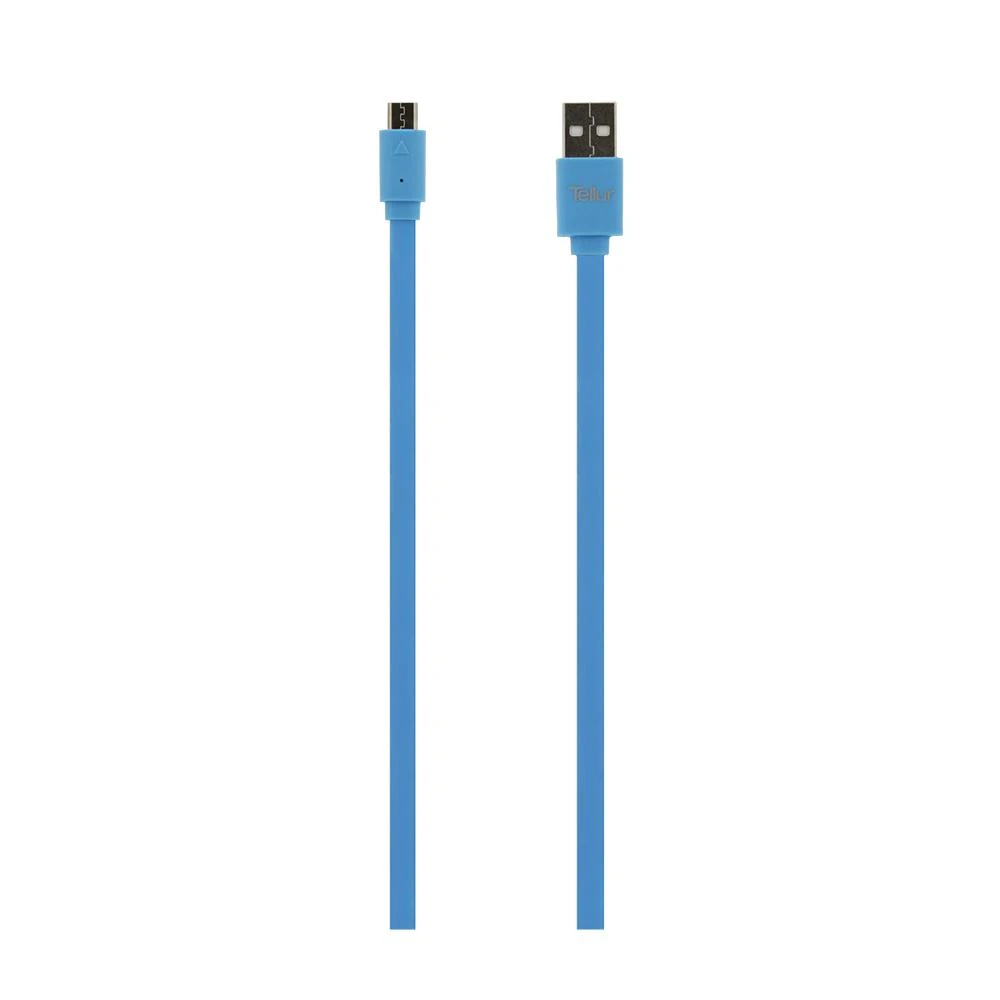 Tellur Mėlynas USB į Micro-USB kabelis 1 m