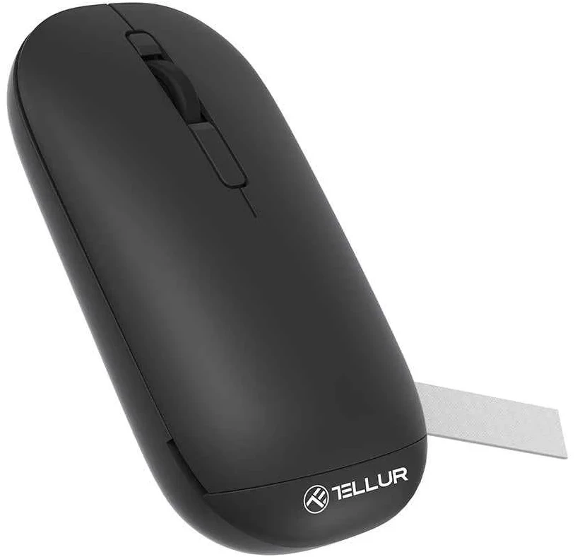 Tellur Gripper Belaidė pelė Juodas