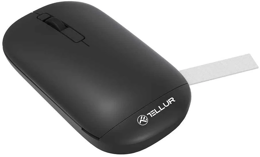 Tellur Gripper Belaidė pelė Juodas