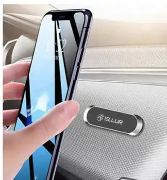 Tellur MCM8 magnetinis automobilio laikiklis su lipniomis pilkomis