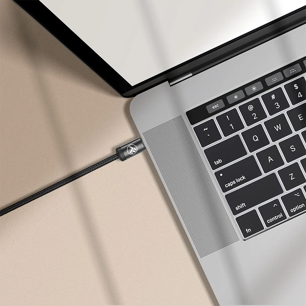 Tellur Minimalist USB-C į USB-C laidas, 240 W, 2 m, juodas