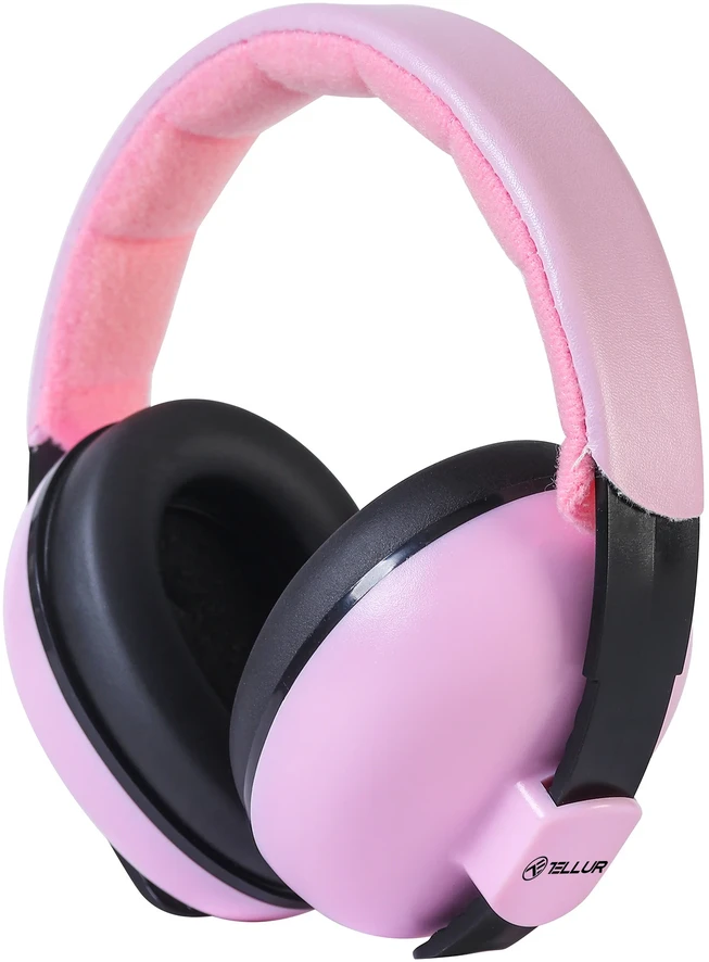 Ausinės Tellur noise reduction earmuffs skirta kids, Rožinė