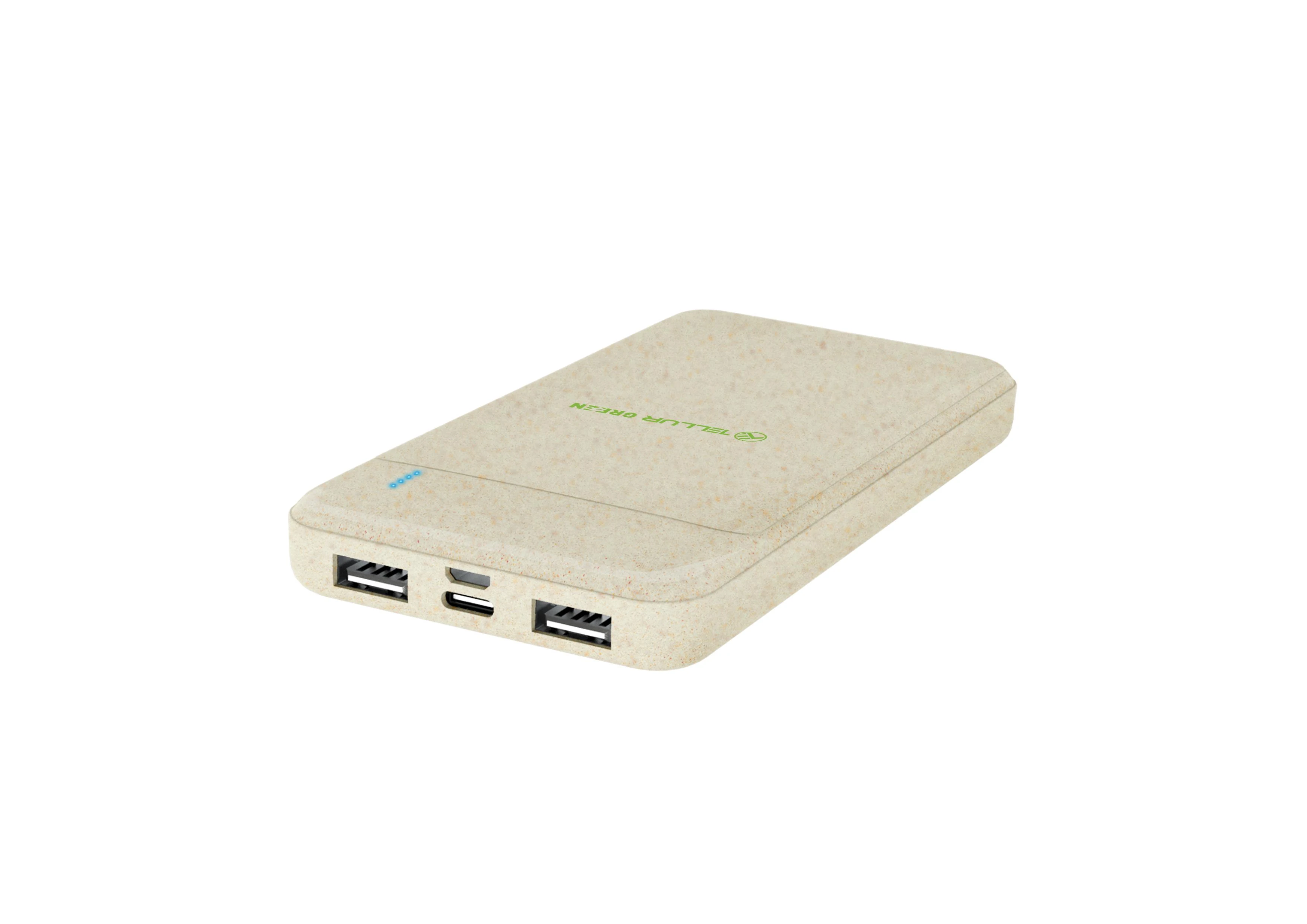 Tellur PD103 10000 mAh išorinė baterija, kreminė