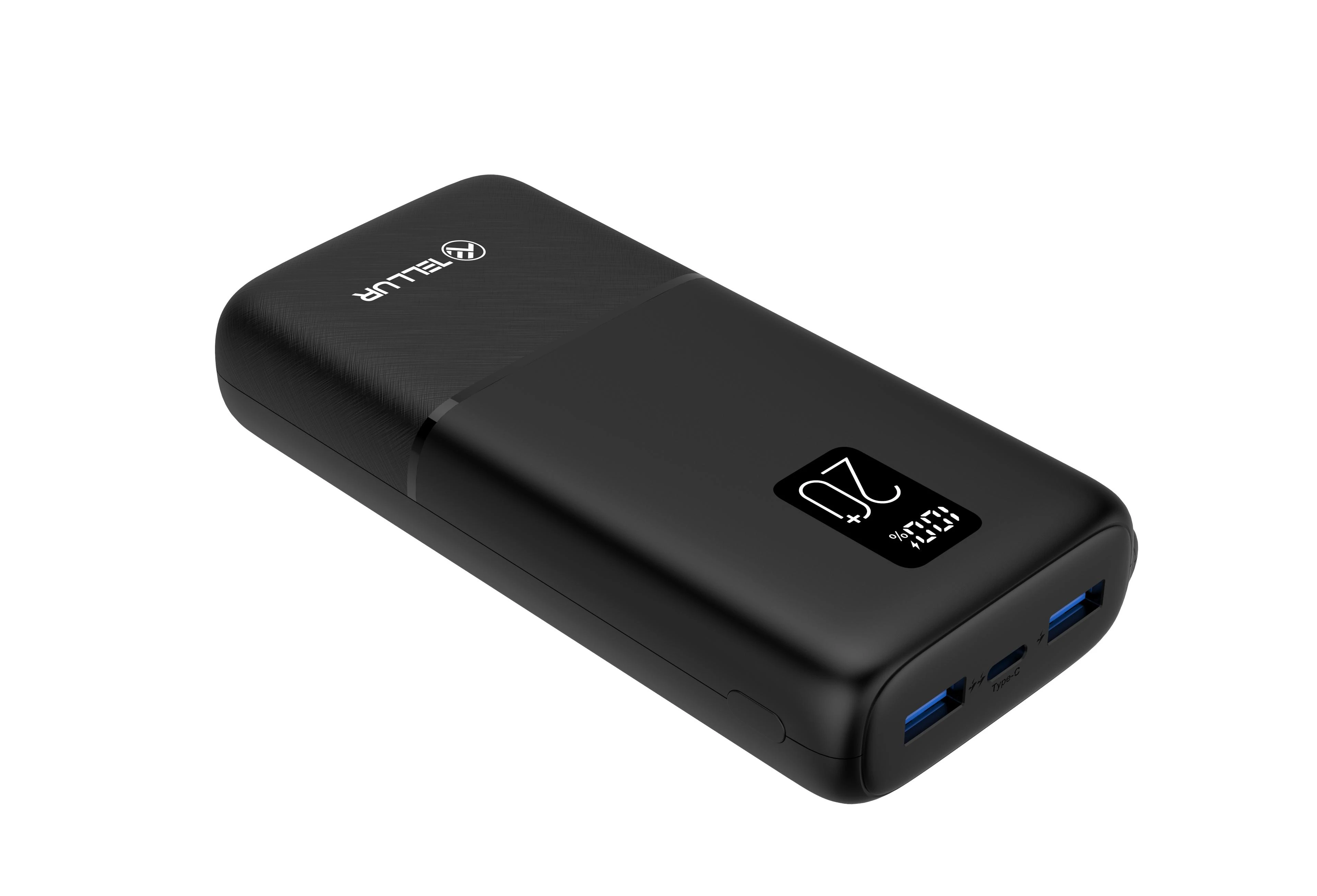 Powerbankas Tellur PD202 Boost Pro 20000 mAh, juodas