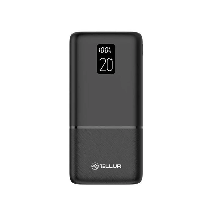 Powerbankas Tellur PD202 Boost Pro 20000 mAh, juodas