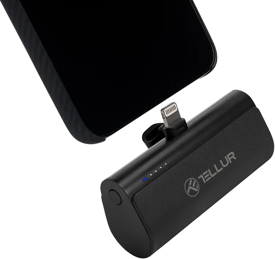 Tellur PD203 Powerbank 5000mAh juodas