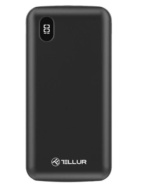 Tellur 10000 mAh PD išorinė baterija juoda