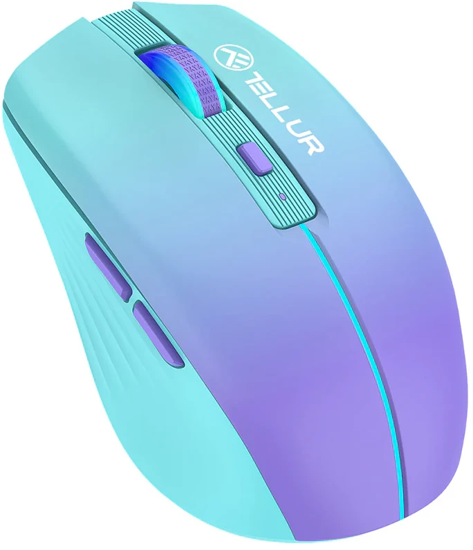 Tellur Silent Click Belaidė pelė Mėlyna