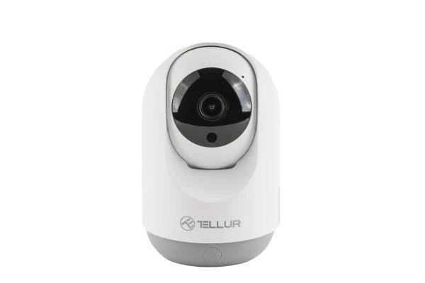 „Tellur“ išmanioji „WiFi“ vidaus kamera, su horizontalia ir vertikalia jungtimi, 3 MP, „UltraHD“, automatinis sekimas, PTZ, „Baltas“