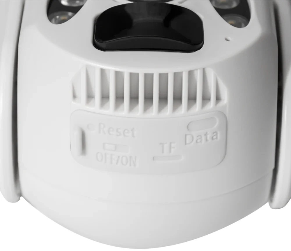 Tellur Smart WiFi Solar Camera, P&amp;T, 3MP, 2K UltraHD, PIR, 20W solar panel, baltas