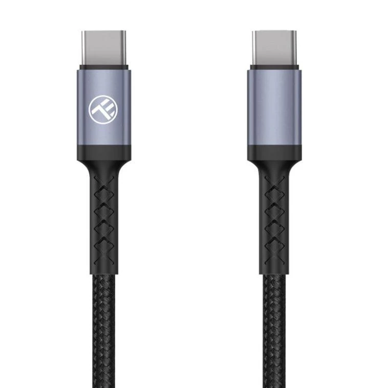 Tellur USB-C į USB-C laidas, 3A, 60 W, 1 m, juodas