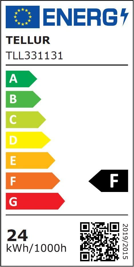 „Tellur WiFi“ LED lubinis šviestuvas, 24 W, baltas/šiltas, pritemdytas, apvalus, baltas